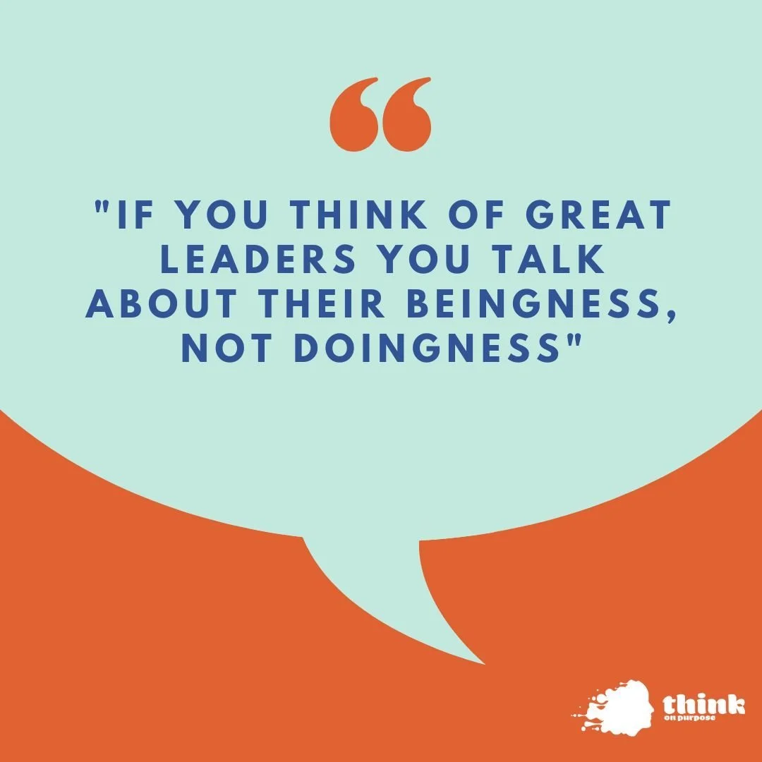 How often do you observe how a leader makes you feel? When you know you're going to have a conversation, during the conversation and afterwards.

So often we observe output. 'They're great, they get so much done' yet how often do we take time to obse