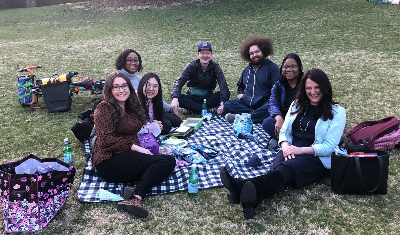 Lab Social in the Duke Gardens with food and games! 