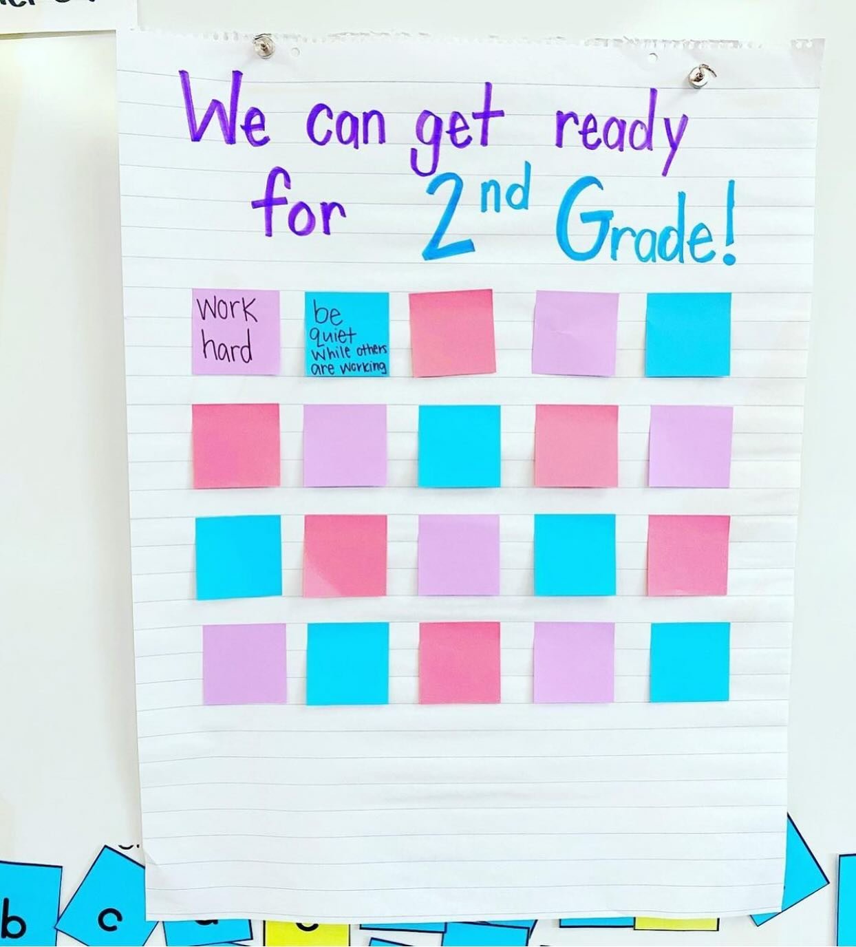 The end of April brings on the May craziness and I think it&rsquo;s time to bring out this chart again!🤪

It&rsquo;s so hard to believe my first graders will be ready for second grade soon!

We will add an expectation we can work to become 2nd grade