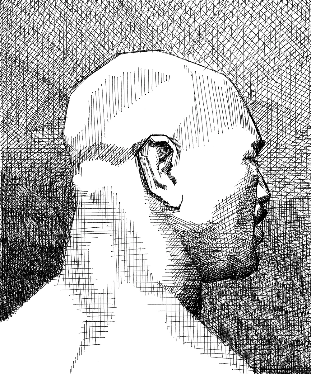 “A Warrior” Ink Study Of Evander Holyfield