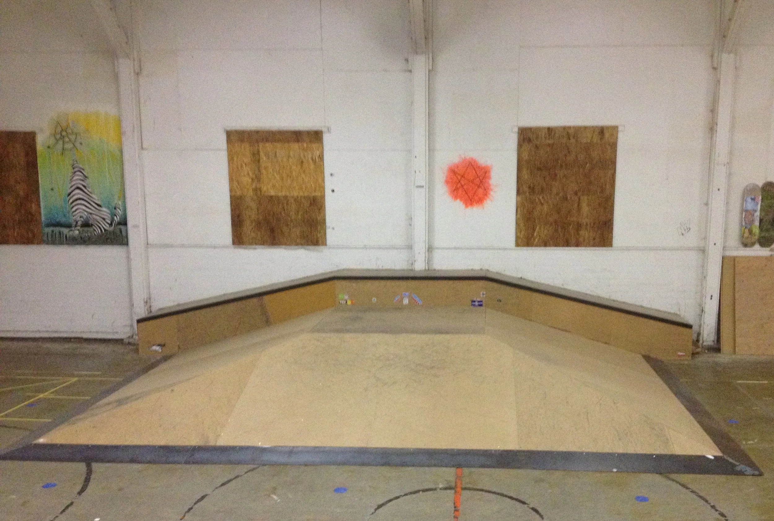 Skatepark pyramid masonite .JPG
