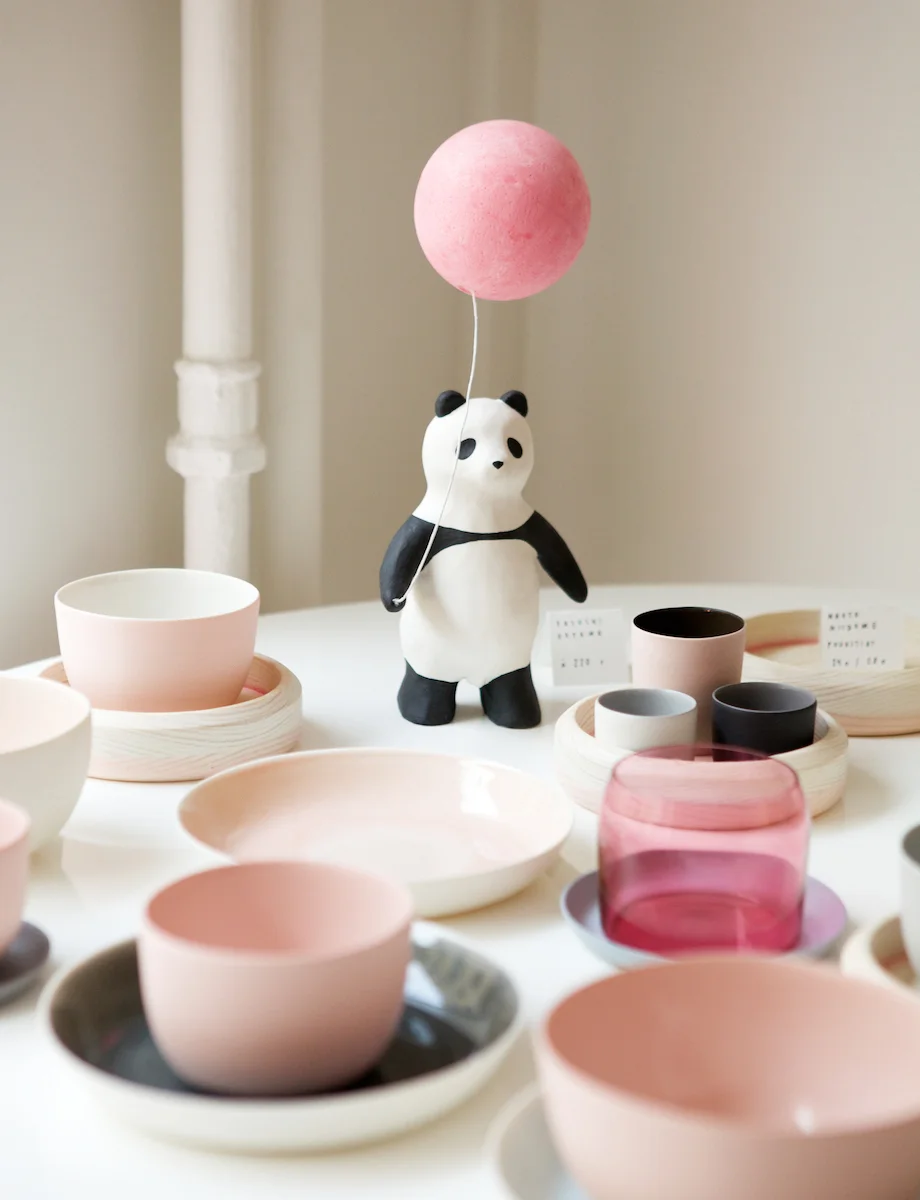 In the exhibition “Pink” in LOKAL Helsinki gallery in 2014  Photo Katja Hagelstam