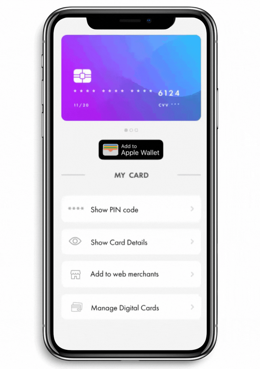Push to Apple Pay - Antelop One Digital Card SDK