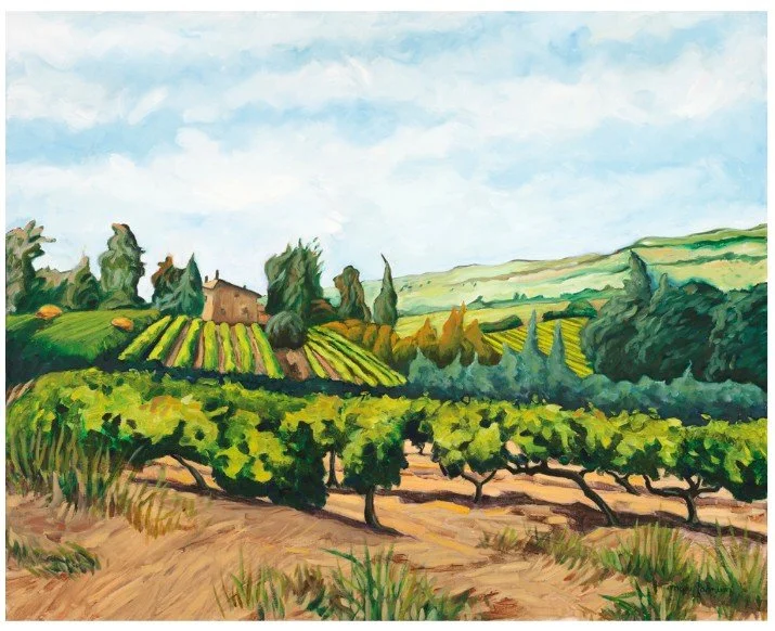 Mary Farnum Burnley, Farm near Ville Dieu, France