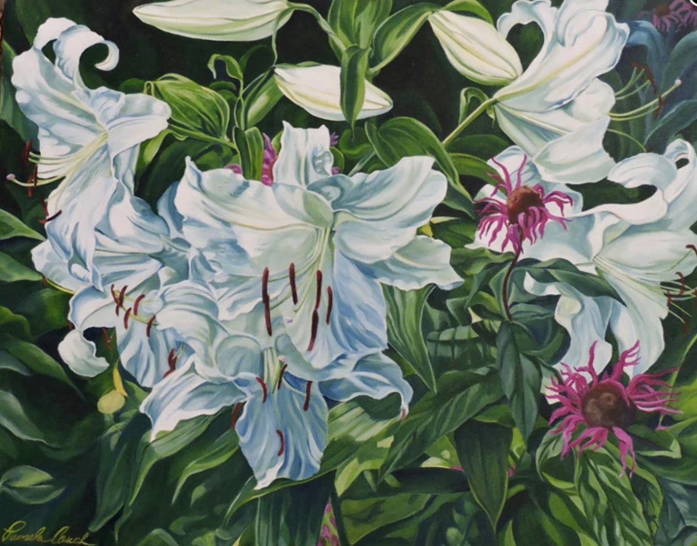 Pamela Couch : White Lillies