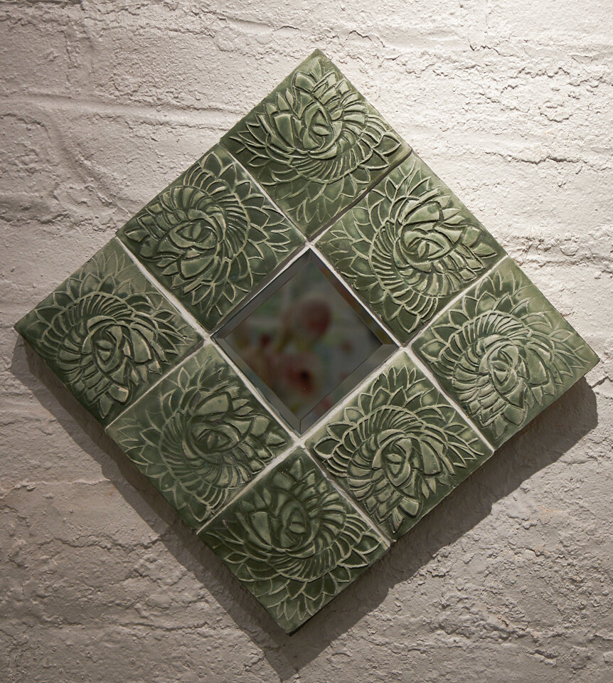 John McCarthy : Aloe Spiral Mirror
