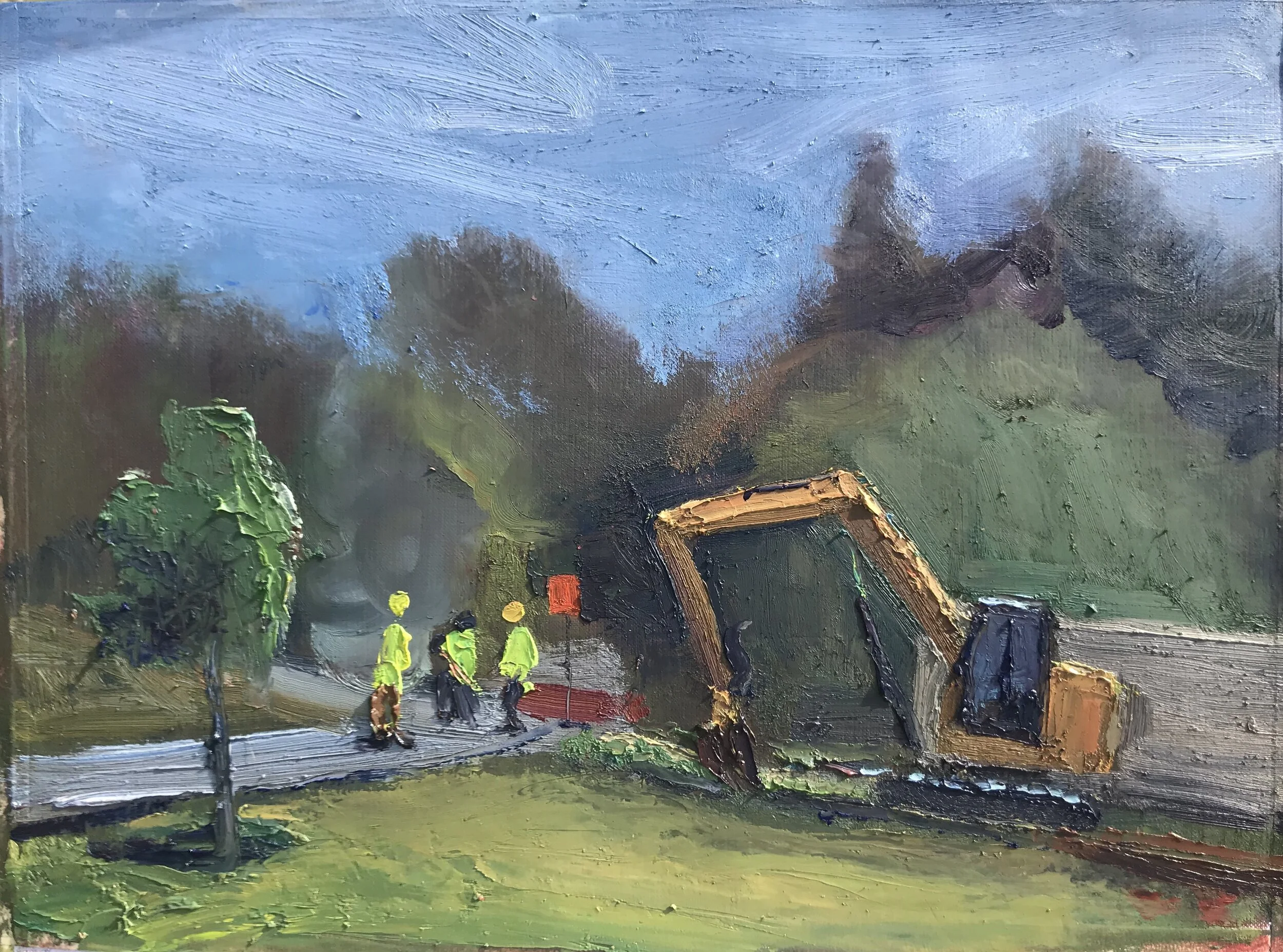 Aaron Lubrick “Rebuilding Cherokee Bridge” 