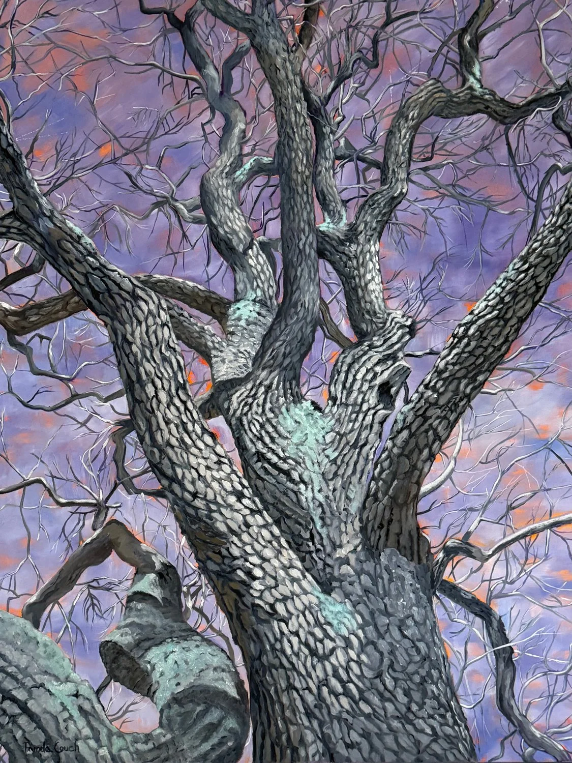Pamela Couch,  Textured Tree