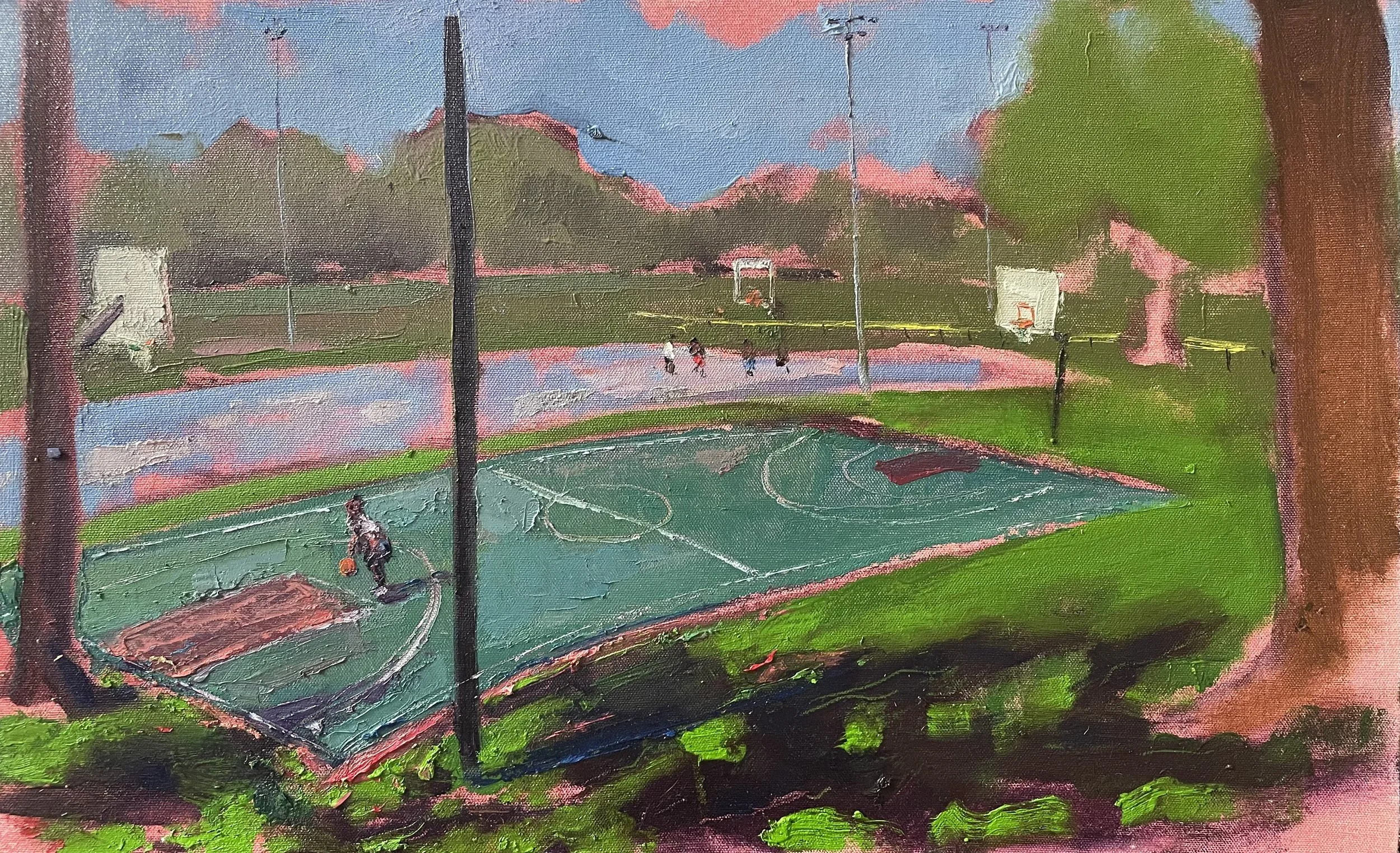 Aaron Lubrick, Basketball Court