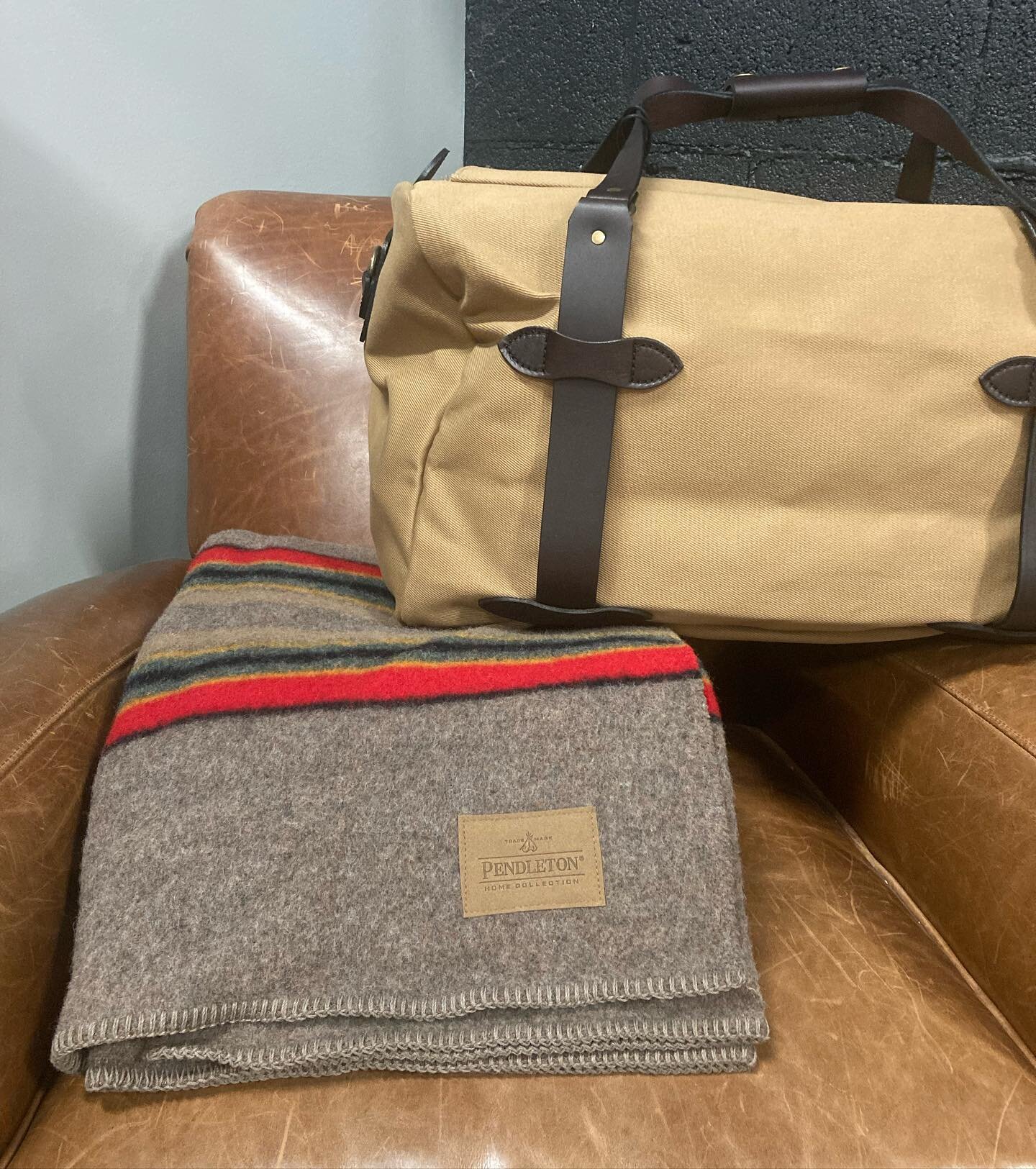 Looking for the perfect graduation present? We have twin size @pendletonwm and @filson1897 duffle bags!