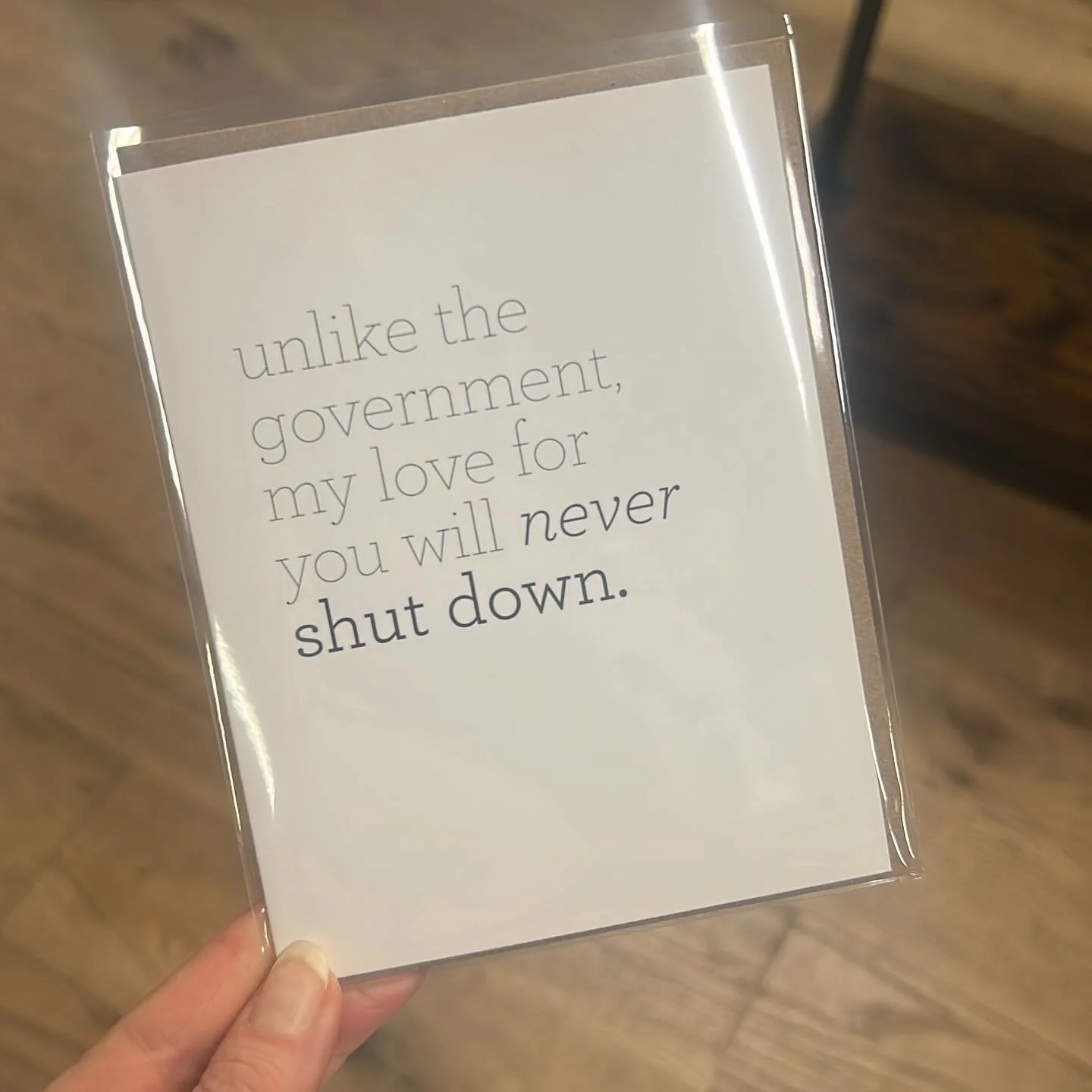 To our customers in this trying time.