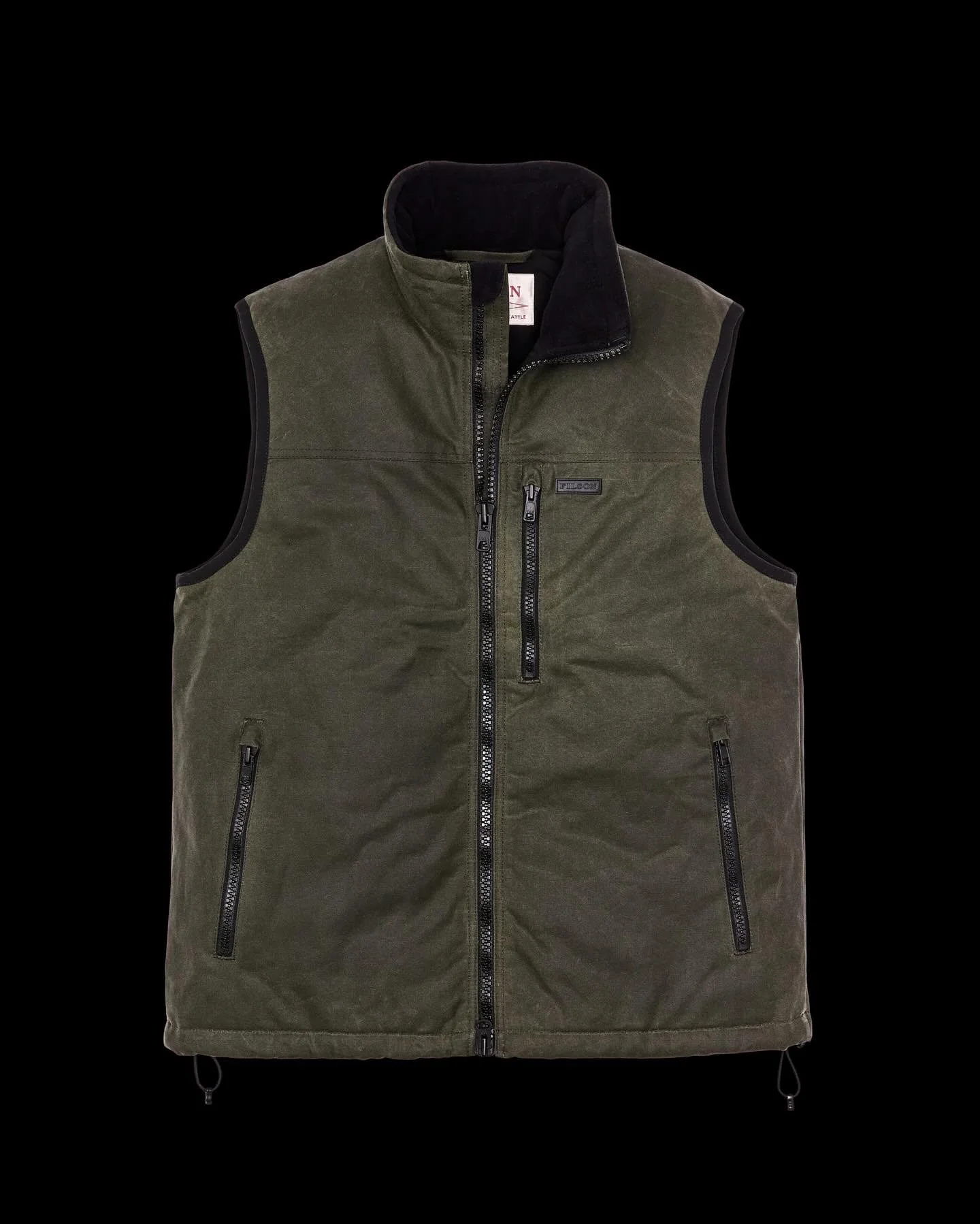 Hitting stores this week! 

Tin Cloth has been a staple Filson fabric for durable weather protection in the forests of the Pacific Northwest for more than a century. This vest combines Tin Cloth&rsquo;s durable protection with lightweight PrimaLoft i