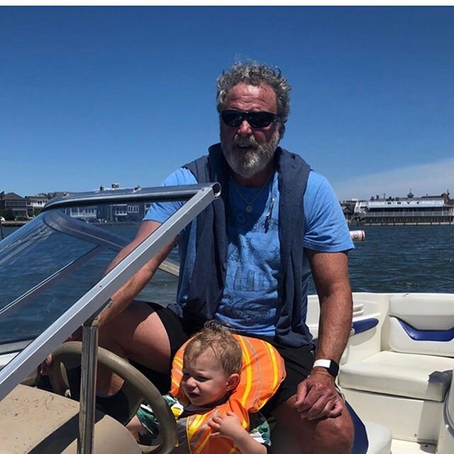 Check out my old man @robertothebull rockin the beard and fro with my nephew Mr. Coop!  Happy Father&rsquo;s Day! Can&rsquo;t wait to see you both in July!