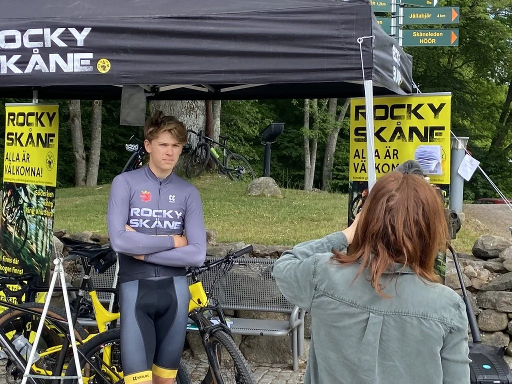 Cykelled invigd idag SvT var på plats 