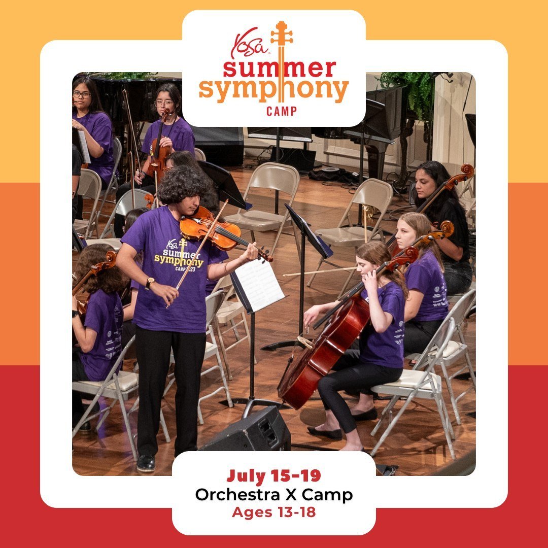 Have unforgettable summer of music with YOSA's Summer Symphony Camp Week 2 sessions from July 15 to July 19, 2024, 9:00 a.m. - 3:00 p.m. 🎻 

🎻 YOSA Orchestra X Camp
🎻 YOSA Middle School String Orchestra Camp
🎻 YOSA Cello Intensive
🎷 YOSA Jazz an