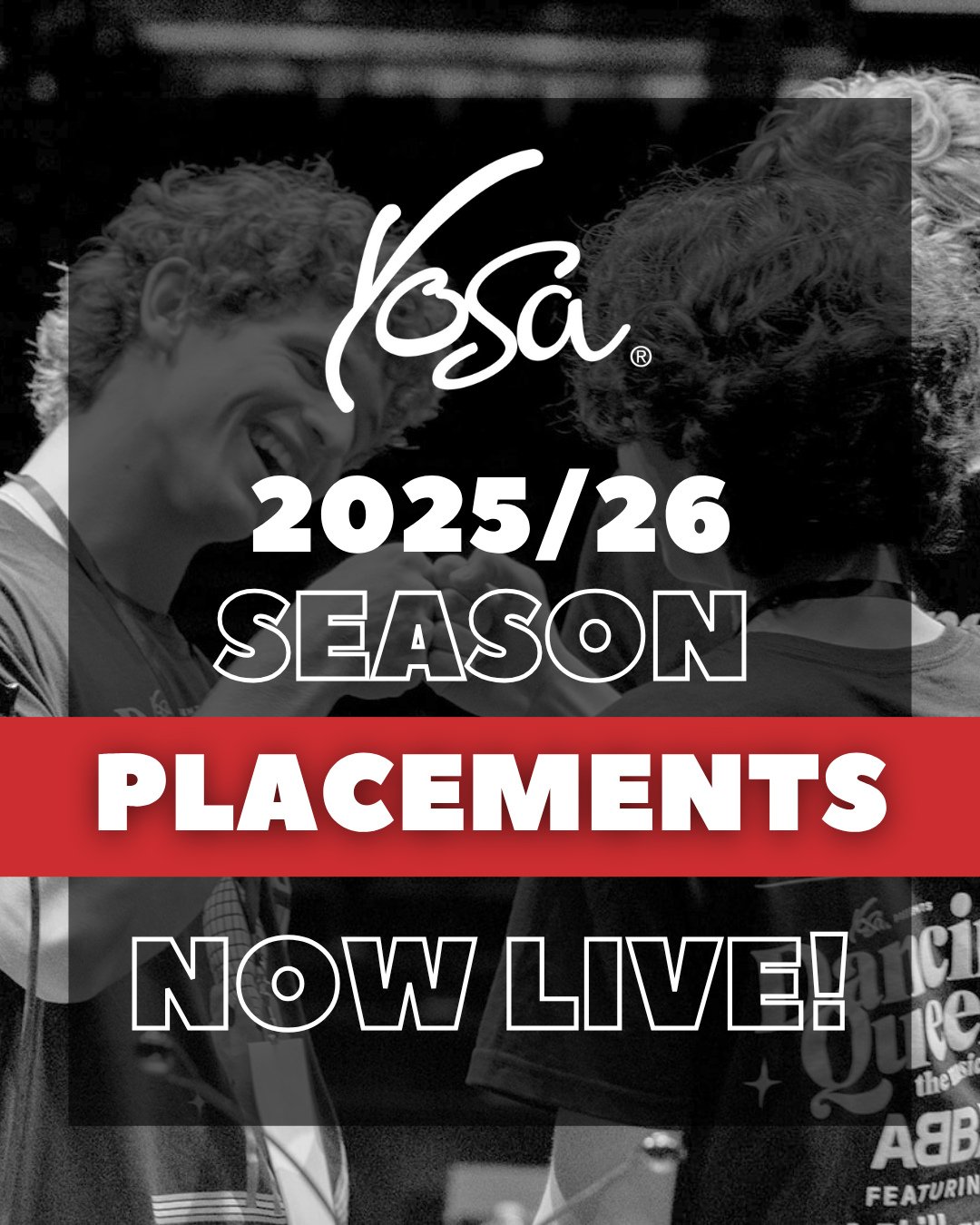 🚨 YOSA 2025/26 placements are NOW LIVE! 🚨⁠
Make sure to check your emails! ⁠
⁠
🎉 Congratulations to all!! 🎉