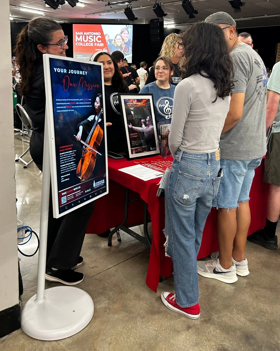 🎶 What an incredible day at the San Antonio Music College Fair! 🎓✨⁠
⁠
Over 30 conservatories, universities, and schools of music came together to connect with the young musicians of San Antonio, helping them explore the next steps in their musical 