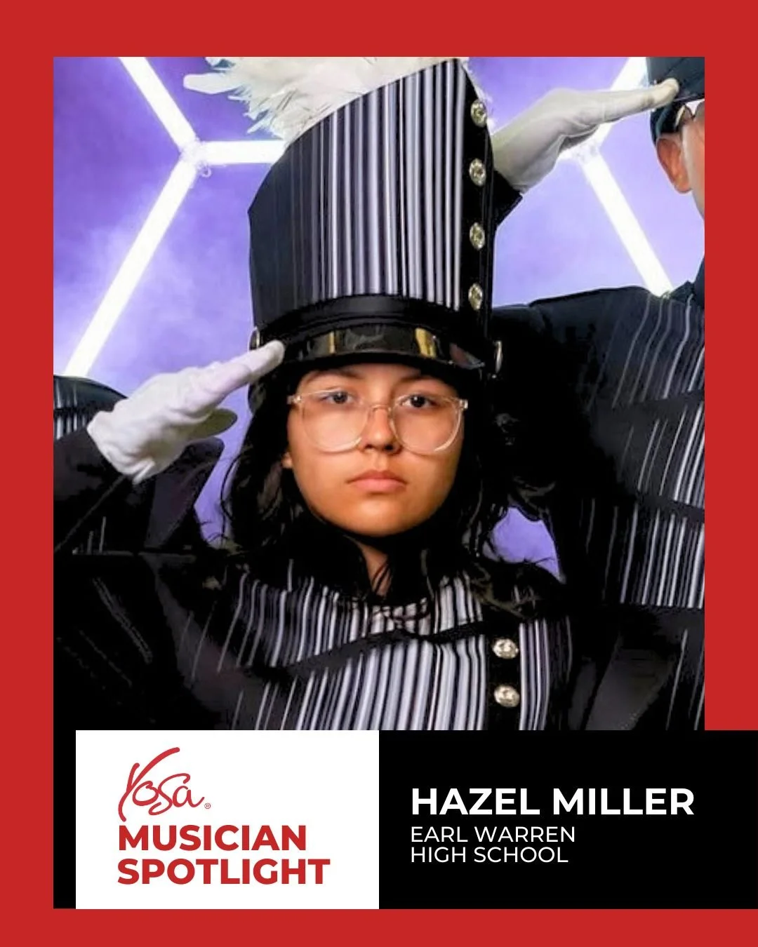 Although marching band season has wrapped up for most, we want to take a moment to celebrate the incredible YOSA musicians who not only shine on our stages but also lead their school bands as drum majors. Their leadership, musicianship, and dedicatio