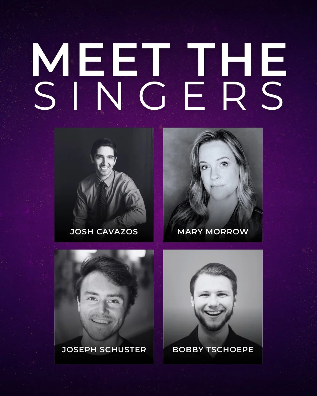 🎤✨ Meet the voices of Piano Man: The Music of Billy Joel ✨🎤⁠
⁠
We&rsquo;re thrilled to welcome an incredible lineup of vocalists to the stage with YOSA Philharmonic: ⁠
⁠
Josh Cavazos, Mary Morrow, Joseph Schuster, and Bobby Tschoepe.⁠
⁠
Get ready t