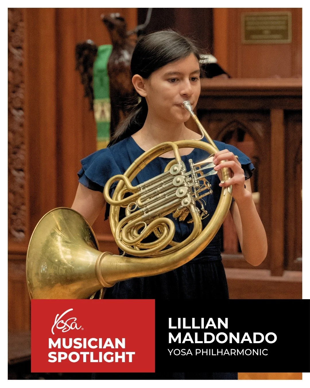 We&rsquo;re proud to celebrate Lillian Maldonado, a horn player in YOSA Philharmonic, on her acceptance to the Colburn Music Academy, a highly selective pre-college program of the Colburn School in Los Angeles.⁠
⁠
A  dedicated member of YOSA for the 