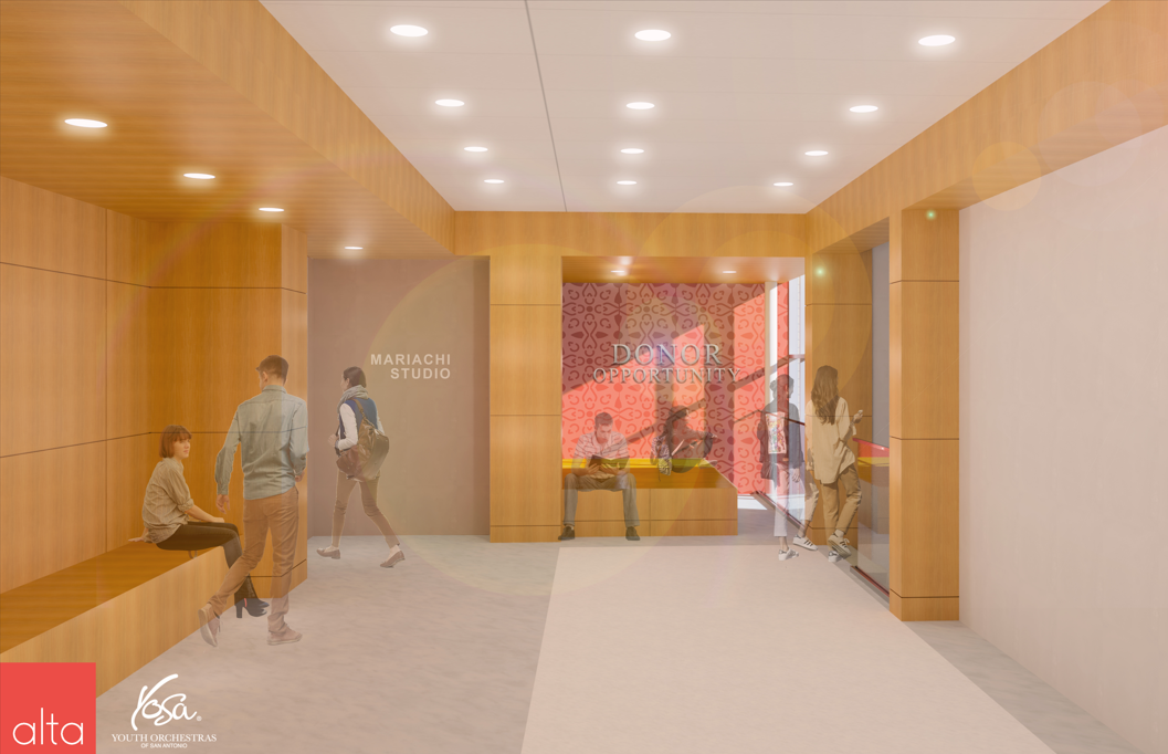2nd floor study corridor