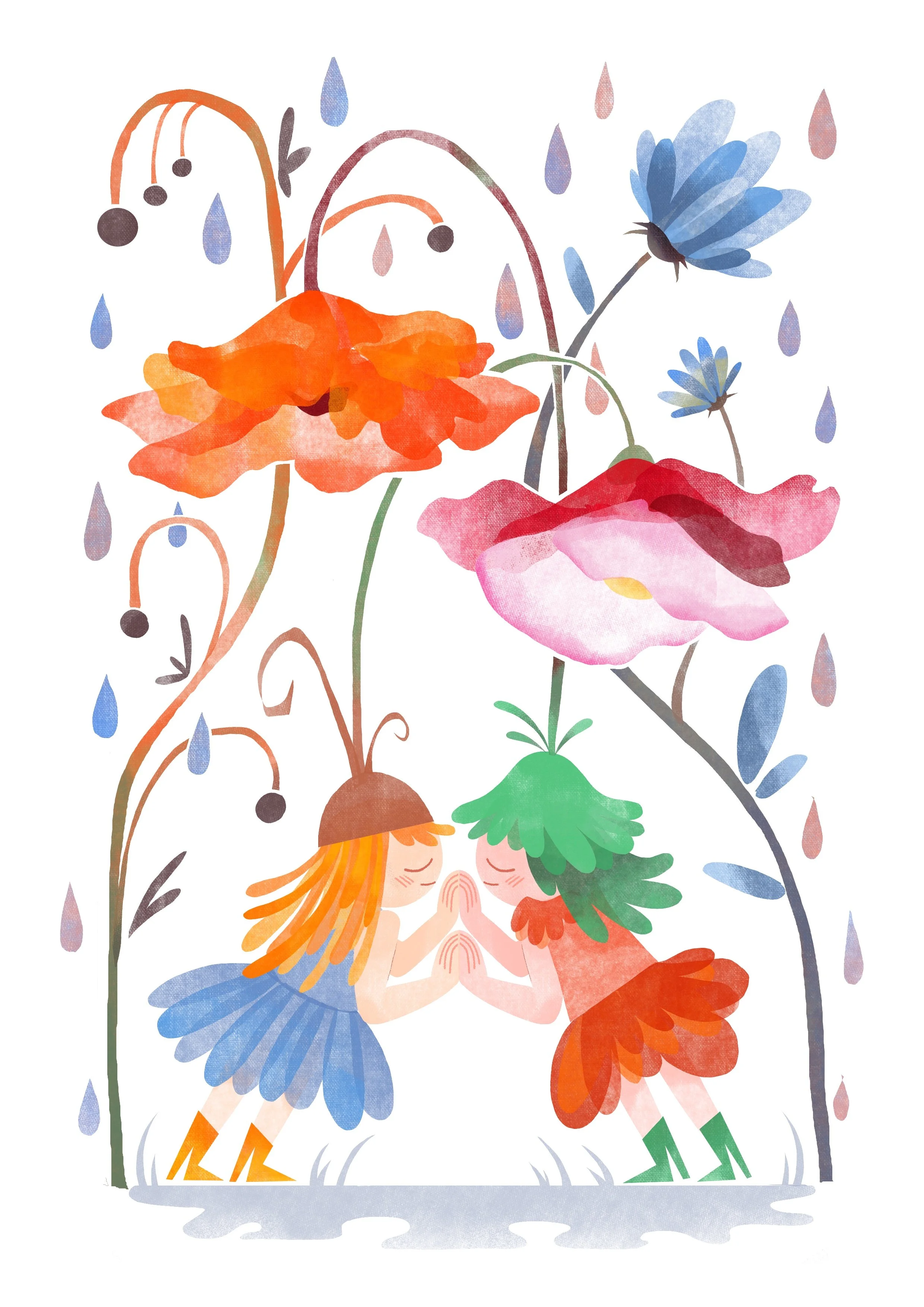 Impression d'art : Sous la pluie