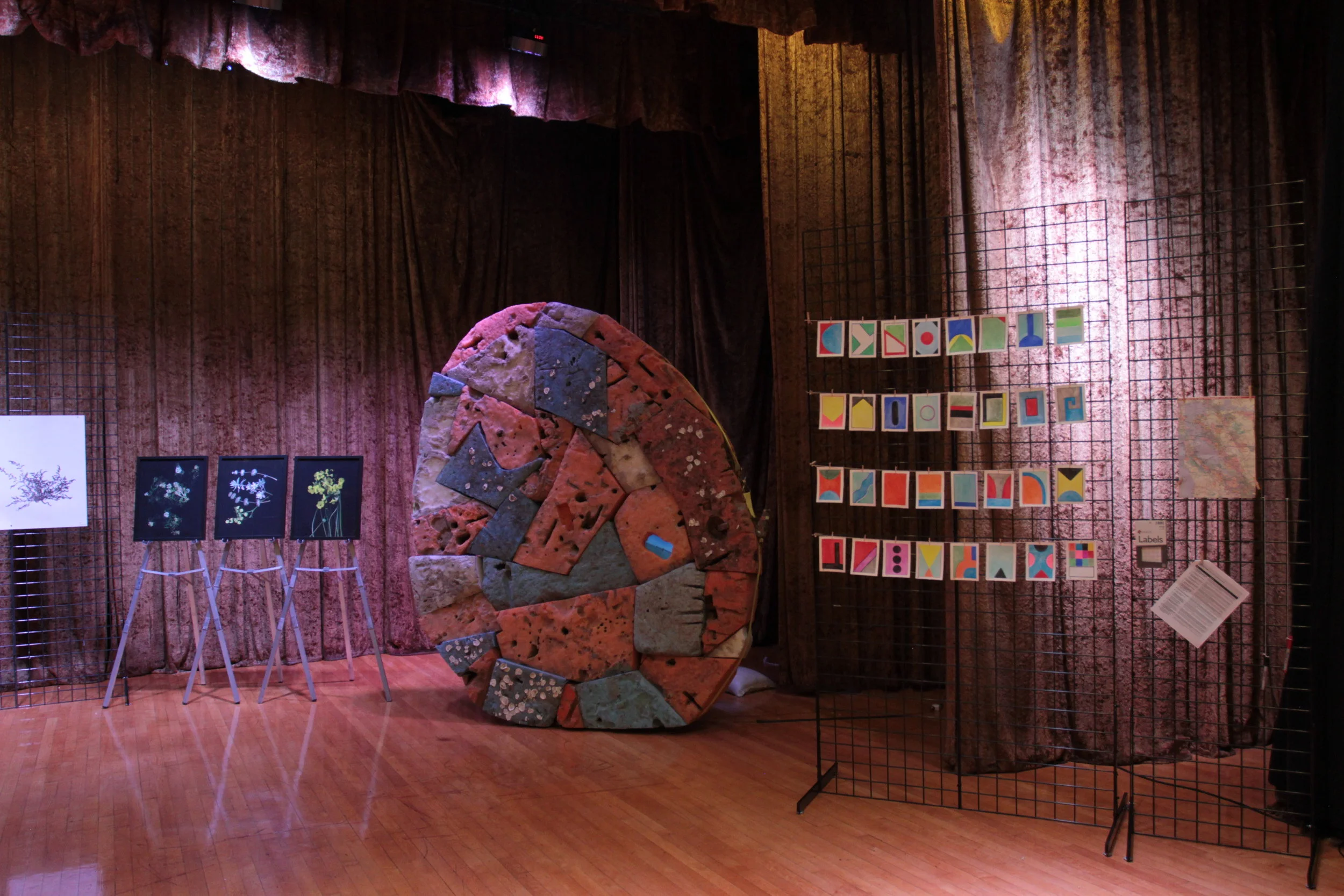  Curated by artist Rachelle Reichert, this exhibition was part of the  State of the Estuary 2017 Conference  held at the Oakland Scottish Rite. My piece responded to the  State of the Estuary Blueprint  which is a very detailed plan designed to prese