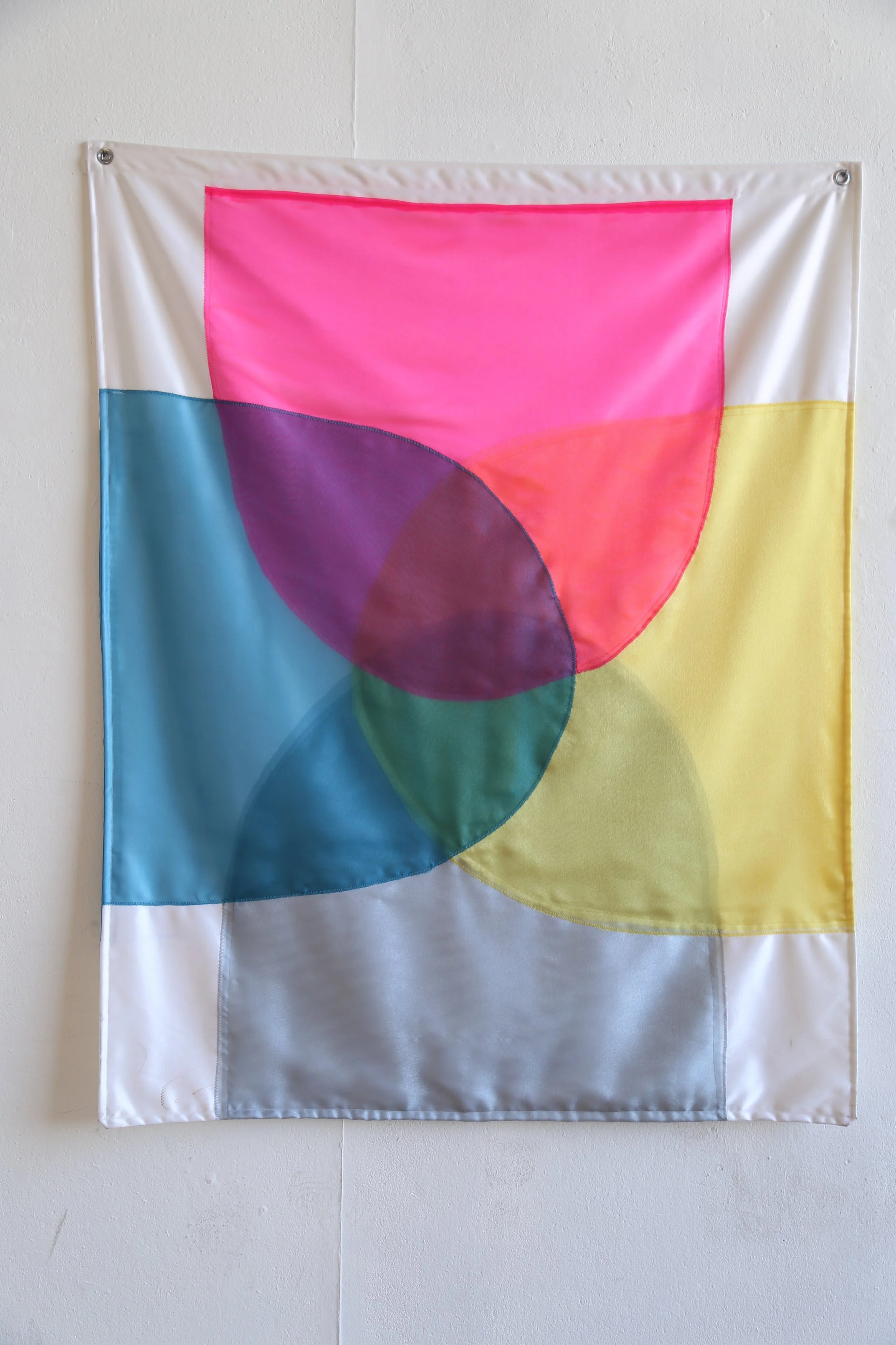 I met with the 100 Days Action crew to design an image and create a flag that stands for inclusiveness and the long-term reverberations of small acts of resistance against the current political administration. We marched this flag across the Golden Gate Bridge on June 14th, Flag Day, as well as Trump's birthday. 100 Days Action is a counternarrative to the Trump administration’s one hundred day plan . A calendar of activist and artistic strategy, 100 Days Action is a call to thinkers, artists, and writers to propose gestures that can be carried out either at home or in the world. Whereas the president’s 100 Days will seek to dismantle restrictions that protect our environment, public education, health, and jeopardize unprotected minority groups, 100 Days Action is a forum for resistance, an artistic coming together, an exercise in endurance, a call to all bodies that stand against bigotry, xenophobia, racism, sexism, and the destruction of our environment to act together. Listen to Raw Material to learn more: https://soundcloud.com/rawmaterialpodcast/manifest-episode-6-the-community