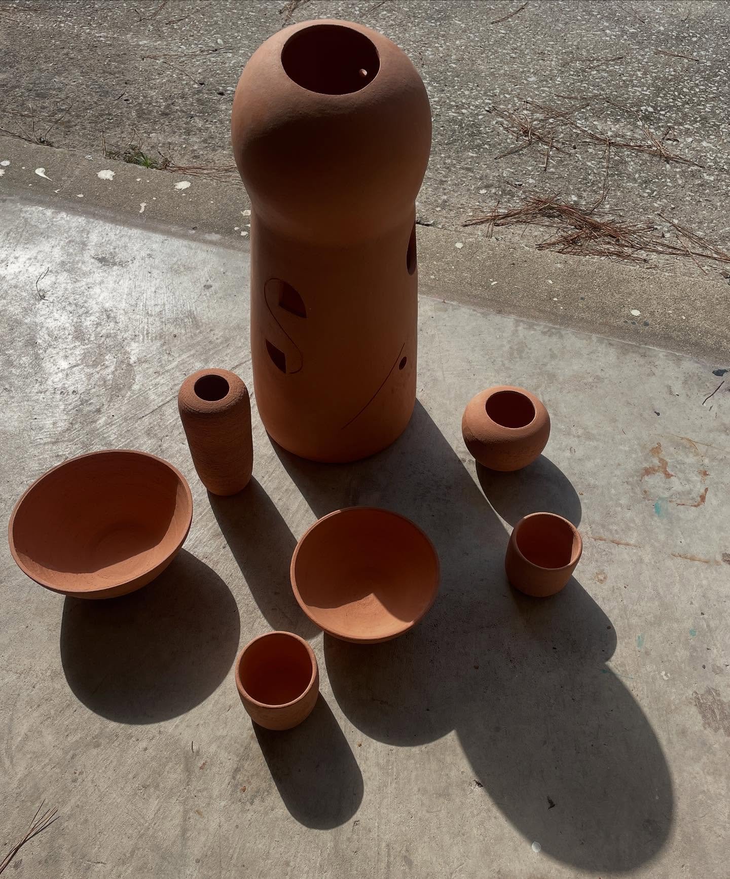 Prepping my 1st gas kiln high fire🔥 with @ruthballou &amp; @skopchains