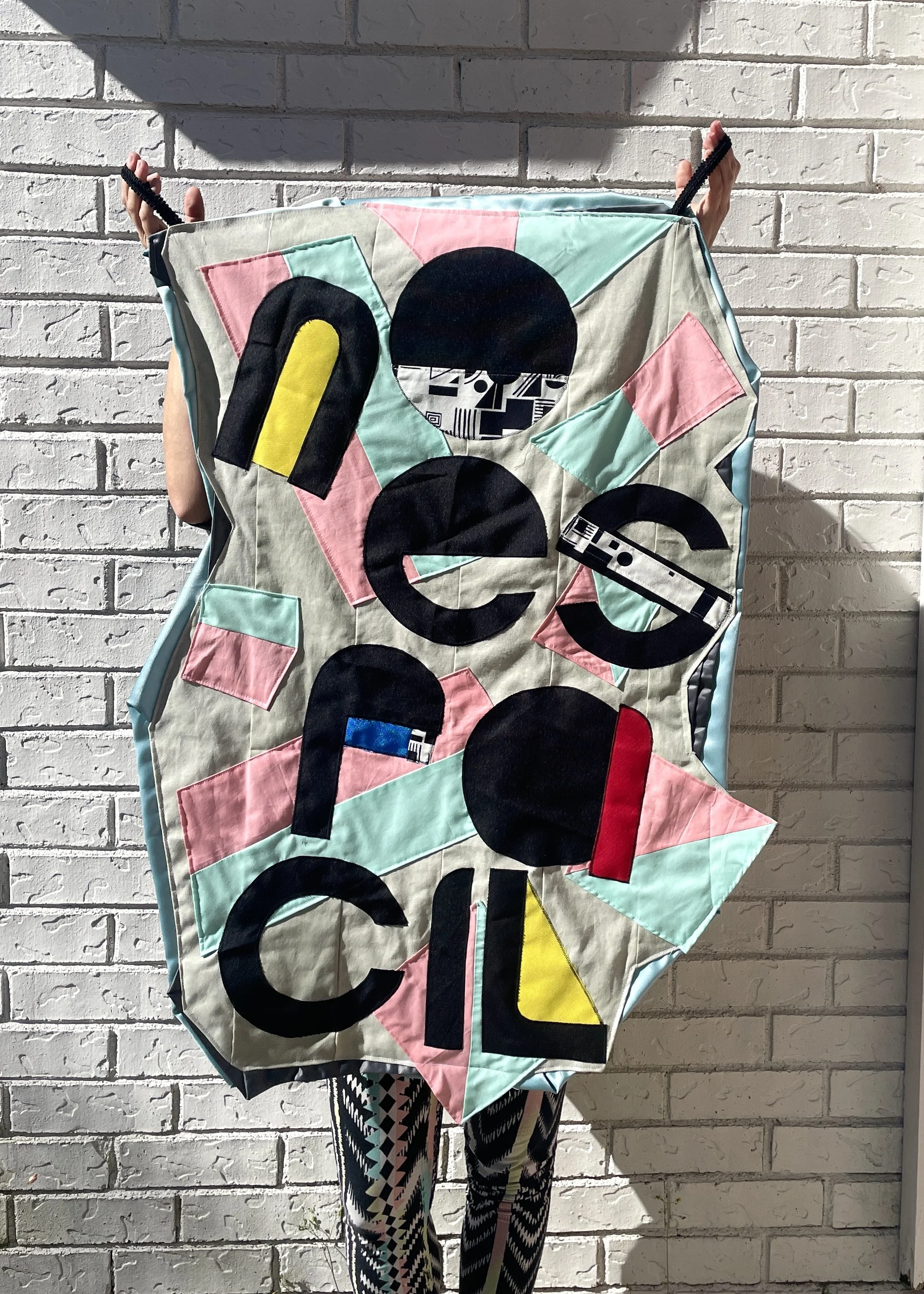  2025, Mixed Textiles, 28 x 25 inches 