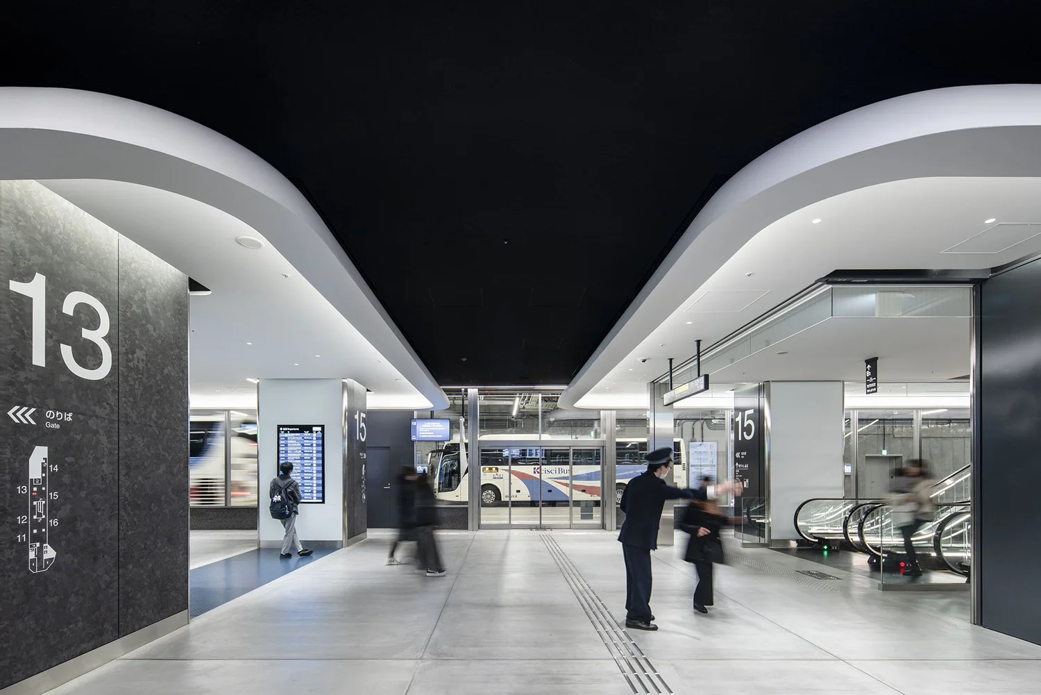 Project Designed Terminals Bus Terminal Tokyo Yaesu designed by NIHONSEKKEI,INC. — Sky Design Awards
