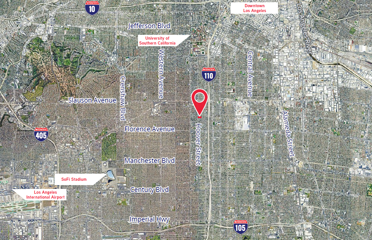 6406 S Hoover Location Map.png