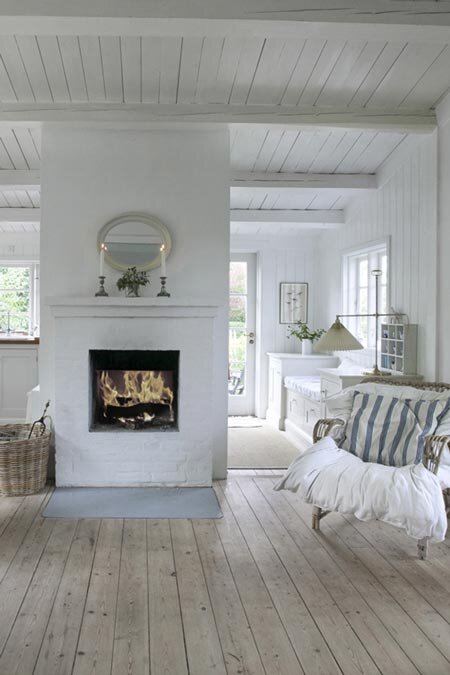 wooden floor living room