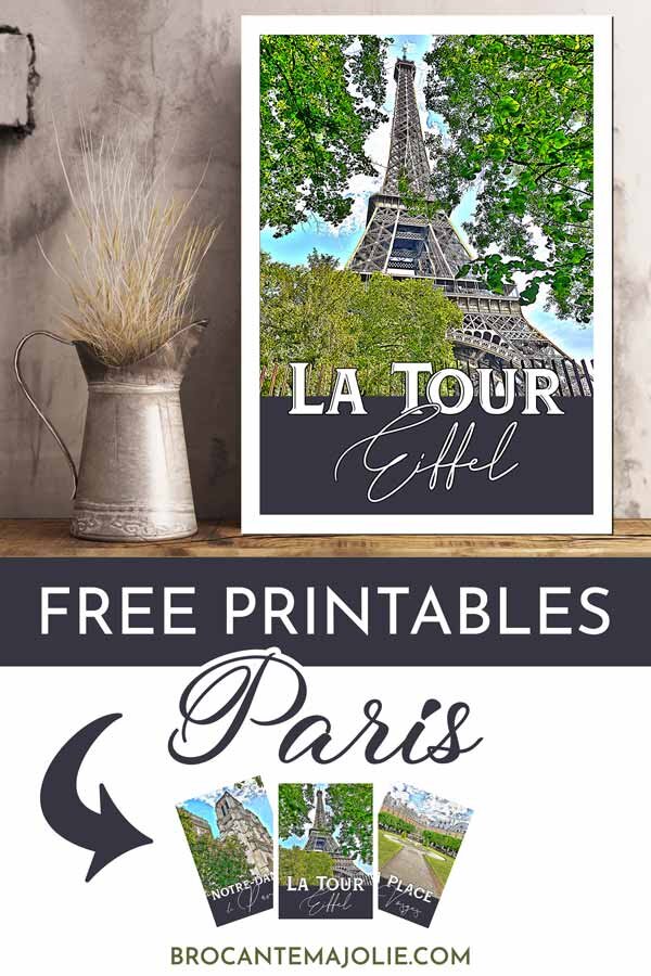 Free Paris printables