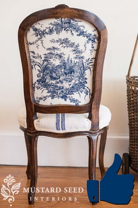 toile de jouy chair