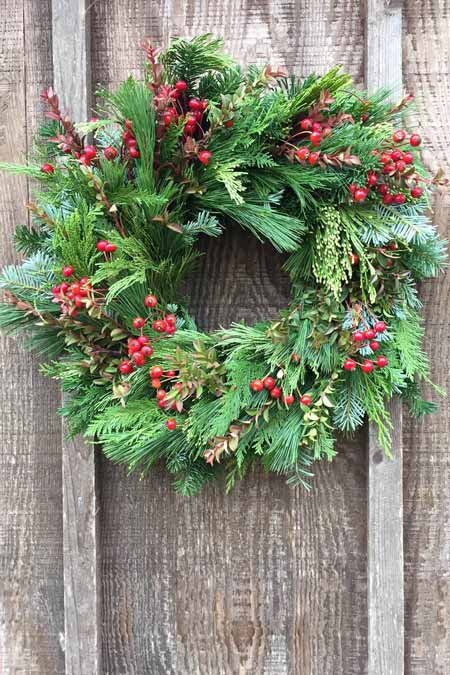 Christmas wreath DIY