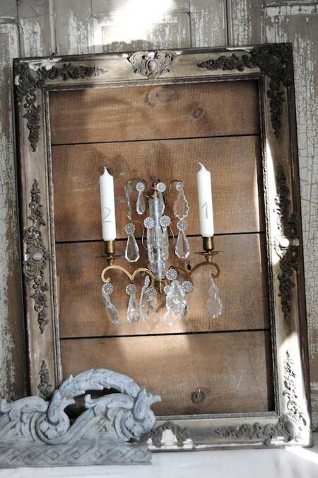 crystal sconce