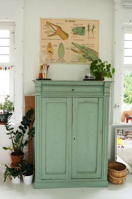 french green furniture