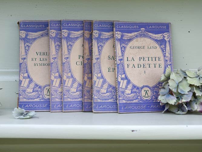 Set of 6 French books Classic Larousse