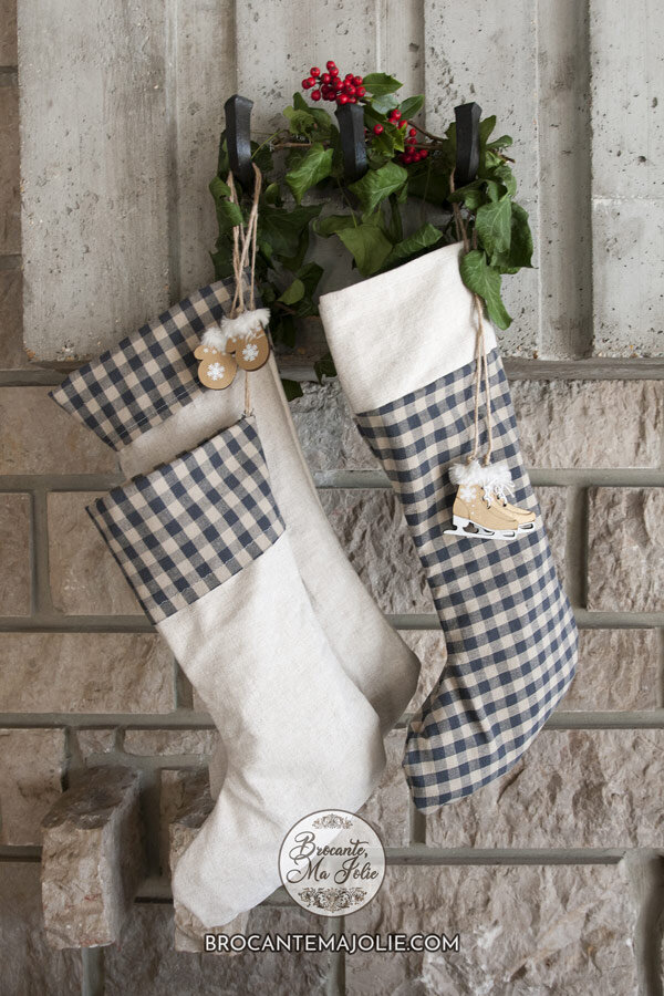 french country christmas stockings