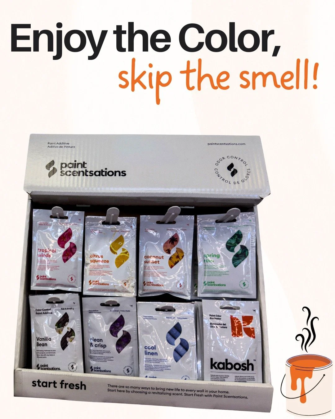 Painting projects don&rsquo;t have to come with that &ldquo;fresh paint&rdquo; smell. These scent eliminators are a favorite among property managers, businesses, and homeowners - anyone who needs their space ready to go right after painting.

Up to 2