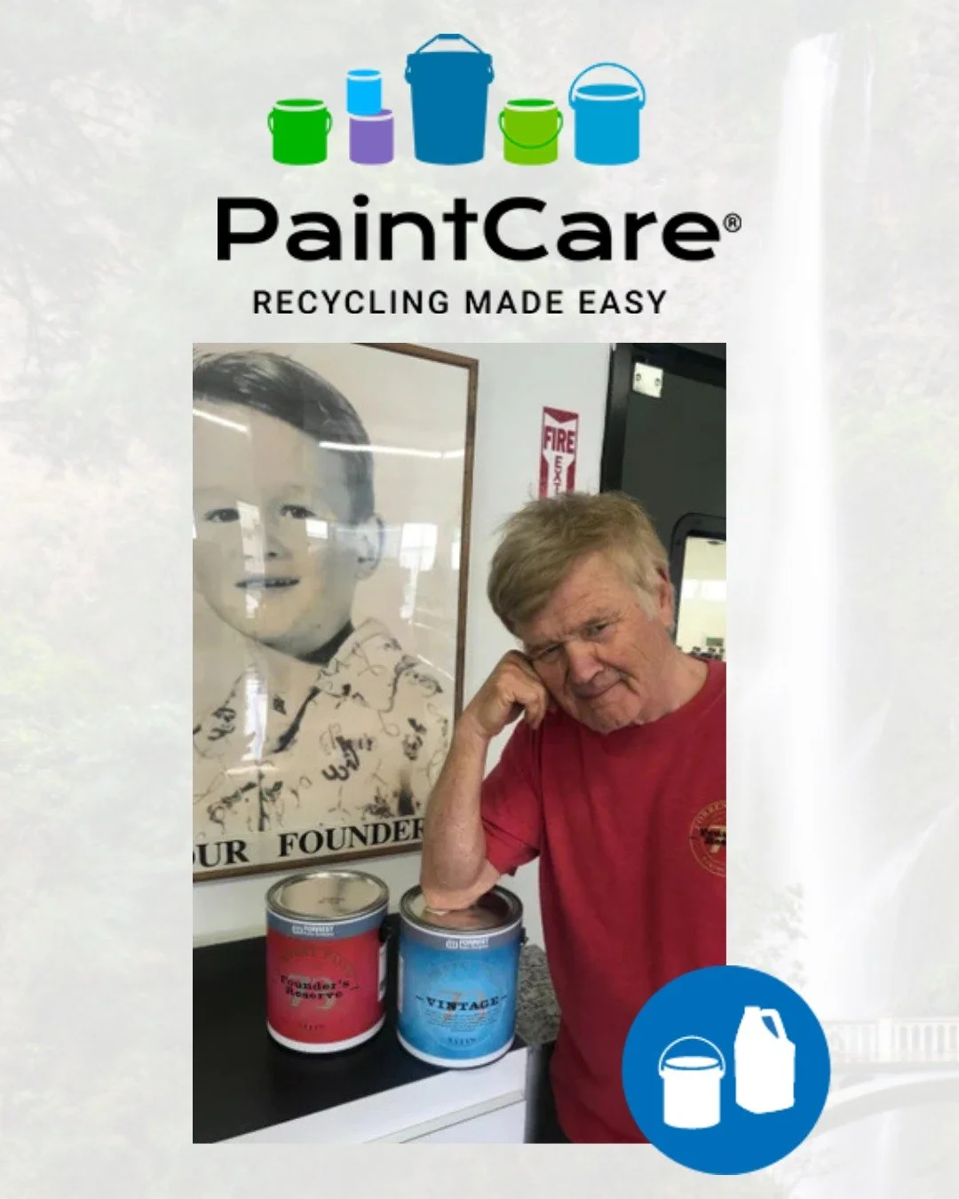 Did you know? Our founder, Scott Forrest, played a major role in launching Oregon&rsquo;s PaintCare program&mdash;the first in the U.S. to recycle post-consumer paint. 🌍🌱 Since then, over 8.4 million gallons of paint have been recycled in Oregon al