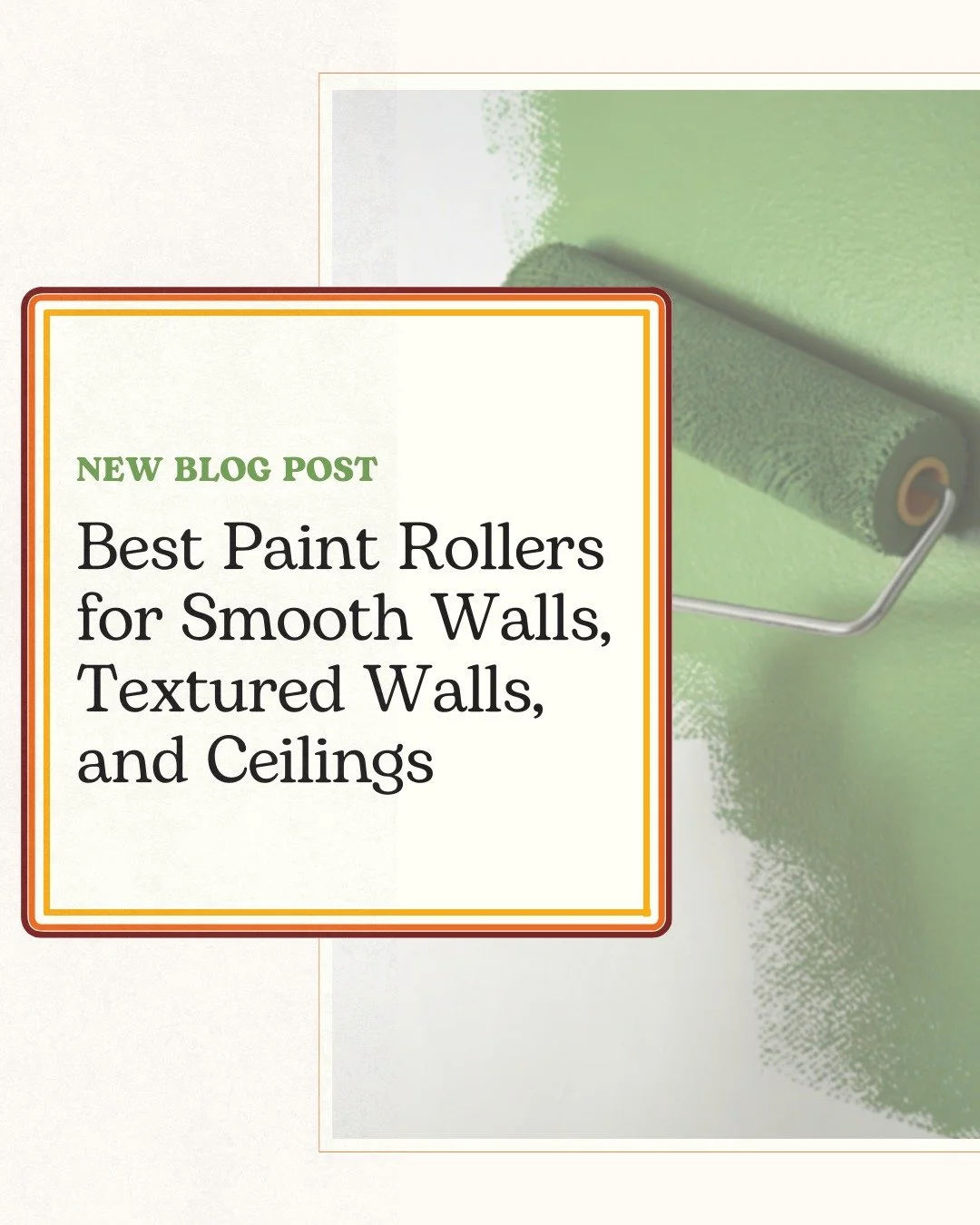 Choosing the right paint roller can make a big difference.
Our latest blog walks you through selecting the best roller for your wall&rsquo;s texture. Check it out through the link in bio!