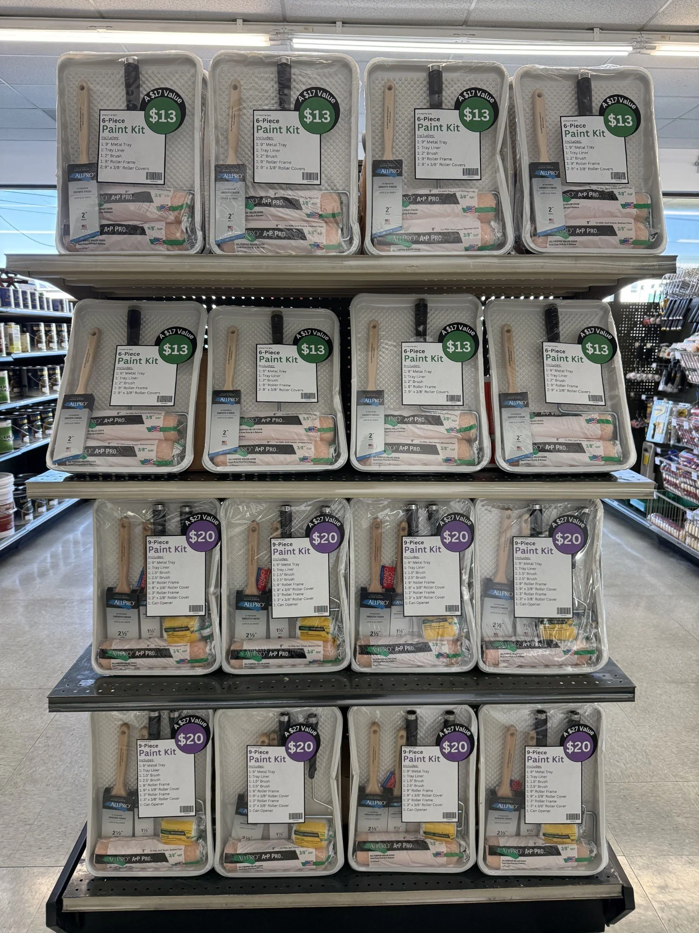This week only, save an EXTRA 10% on our brand new Paint Kits!

Whether you&rsquo;re tackling a big project or stocking up on your painting essentials, these kits are built to make the job easier.

Available now:
✔️ 6-Piece 9" Paint Kit
✔️ 9-Pie