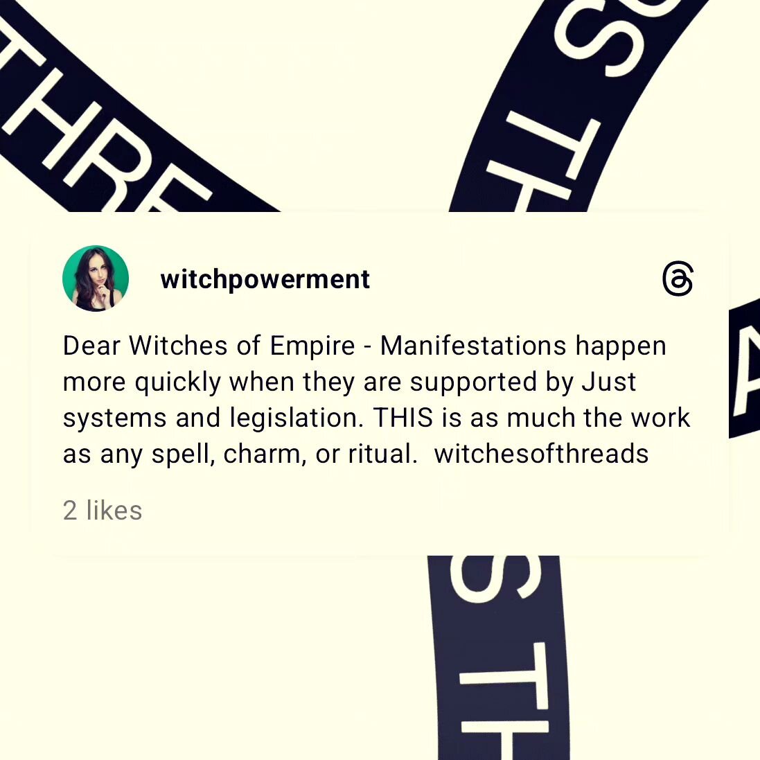 Dear Witches of Empire -

Manifestations happen more quickly when they are supported by JUST✊🏻 systems and legislation. THIS is as much the work as any spell, charm, or ritual. 

♒️ We enter the Age of Aquarius: The sign of the Rebel, The Humanitari