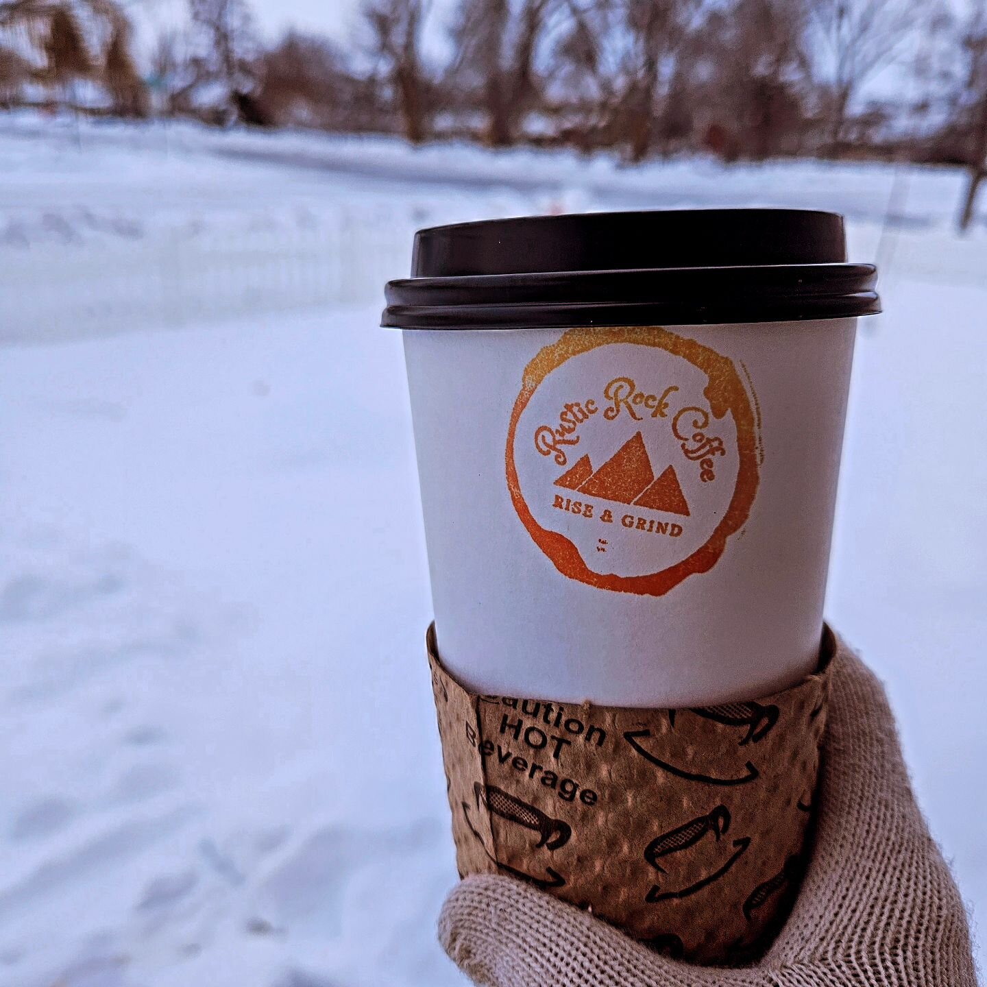 Is &quot;a coffee each day keeps the chill away&quot; a saying? 
If not, it should be 😌☕️ 

It's an exceptionally snowy morning here in the 208, but *Le sigh* not enough for our school district to call it a snow day.&nbsp; 

So it's off to school, o