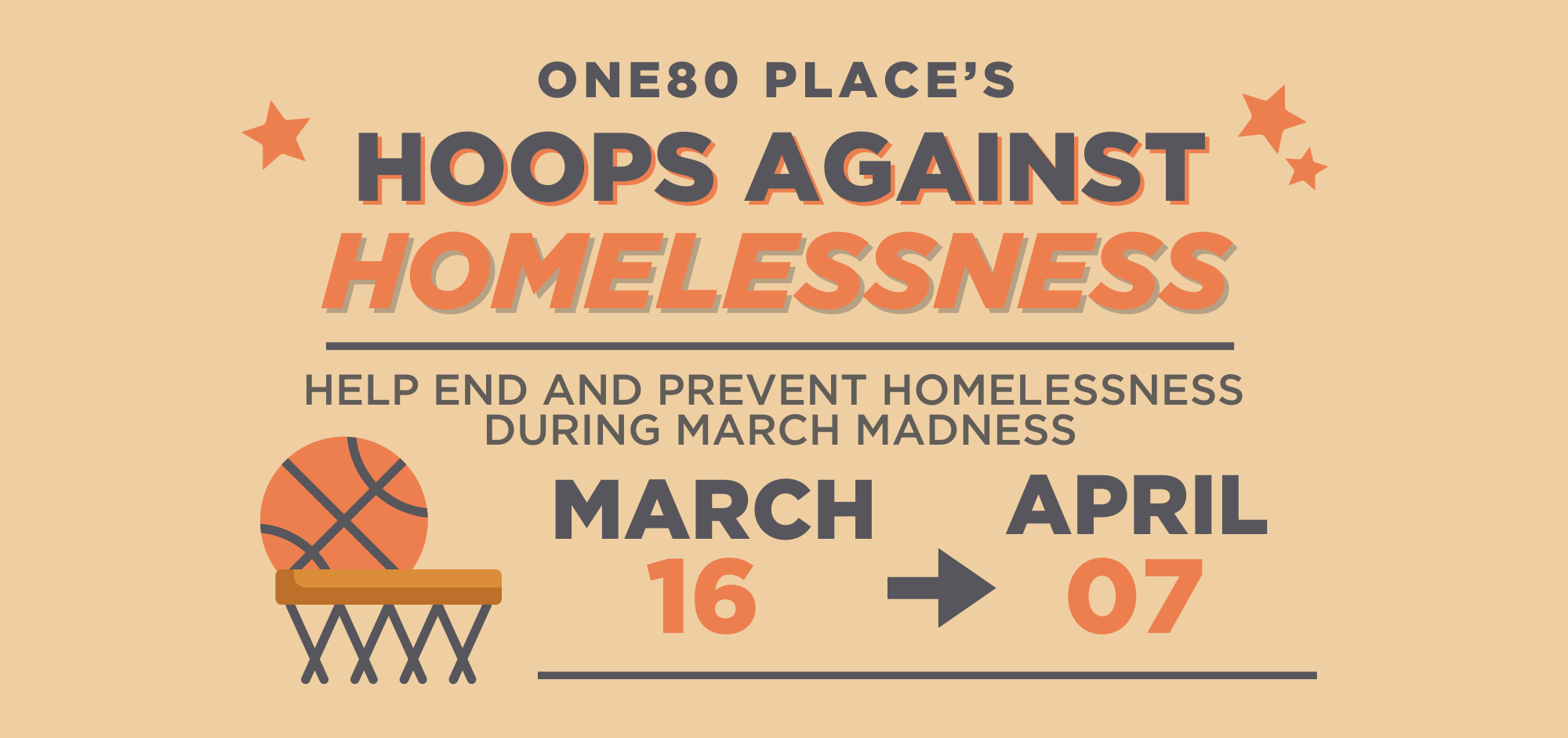 Hoops Against Homelessness — One80 Place | Ending and Preventing ...