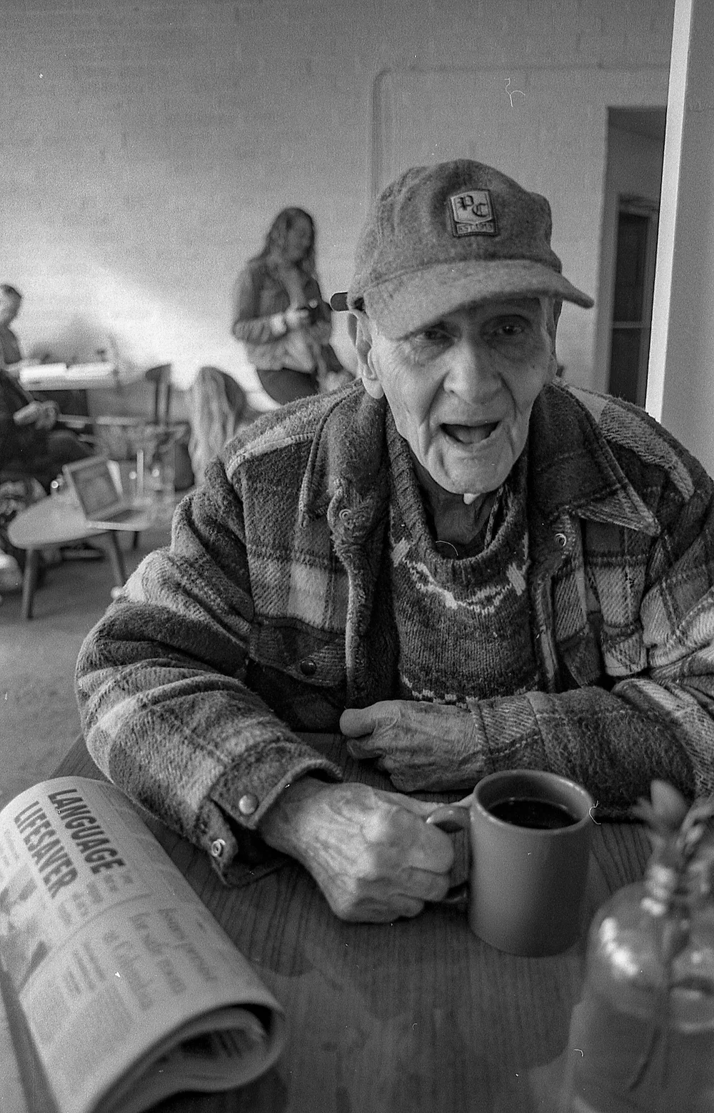 Mike- joplin missouri regular talking at zinc coffee.JPG