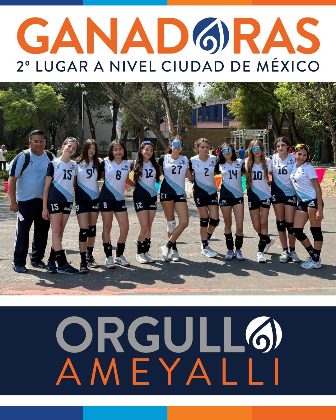 🏐✨ &iexcl;Felicidades a nuestro equipo femenil de voleibol de Secundaria y al Profesor Miguel!

Con gran esfuerzo, disciplina y trabajo en equipo, nuestras alumnas obtuvieron🥈2&ordm; lugar a nivel Ciudad de M&eacute;xico, compitiendo en la Escuela 