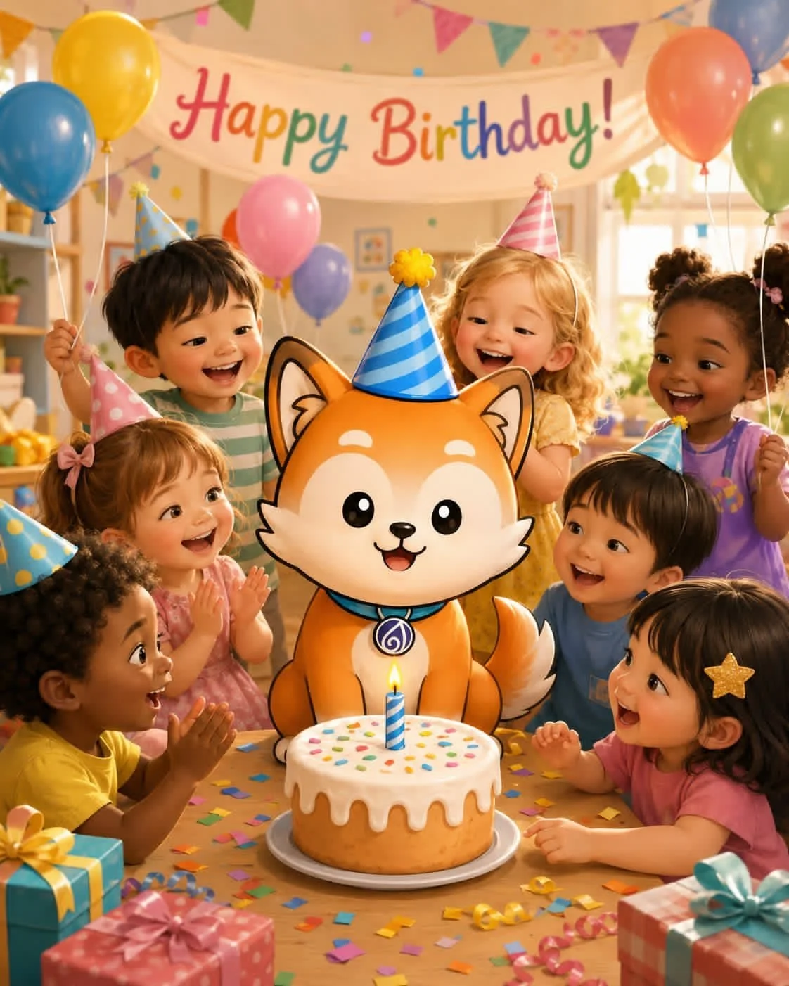 🎉🐾 &iexcl;Hoy celebramos a alguien muy especial! 🐾🎉

Hace 3 a&ntilde;os lleg&oacute; Bachi para convertirse en mucho m&aacute;s que la mascota de K&iacute;nder Ameyalli&hellip; se convirti&oacute; en compa&ntilde;ero de aventuras, amigo, explorad